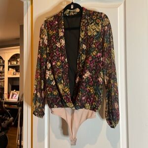 Amanda Uprichard comando body suit sample NWOT size XS Pit to Pit 15-17